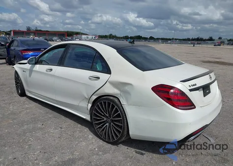 2019 Mercedes-Benz S 560 z USA, uszkodzony, nr VIN WDDUG8DB4KA451393